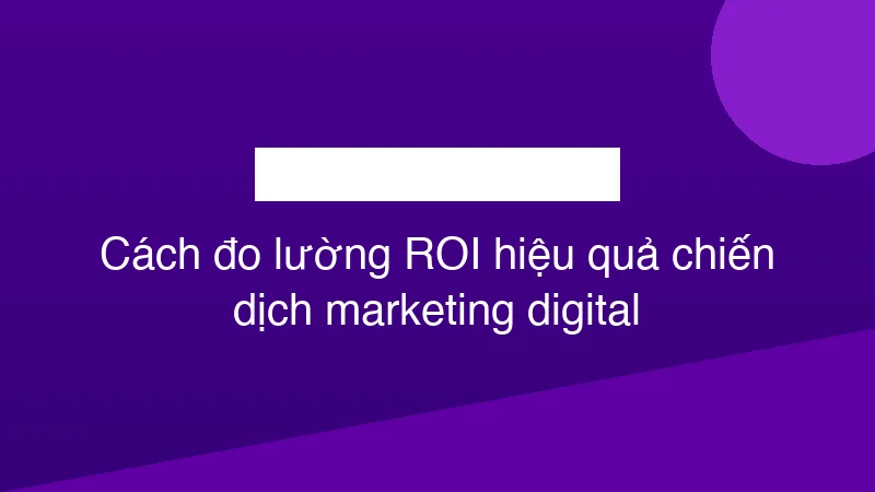 Hình ảnh minh họa Cách đo lường ROI hiệu quả chiến dịch marketing digital